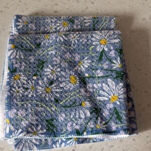 Geometry daisy dish cloths- 2